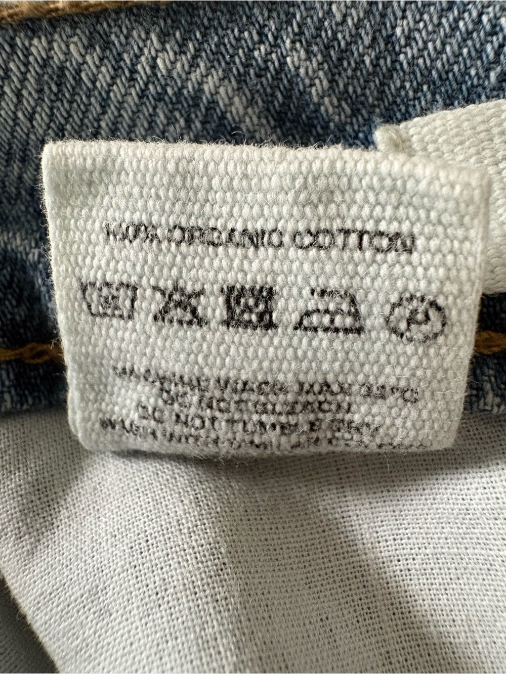Djerf Avenue Light Blue Straight Leg Jeans - Picture 9 of 9